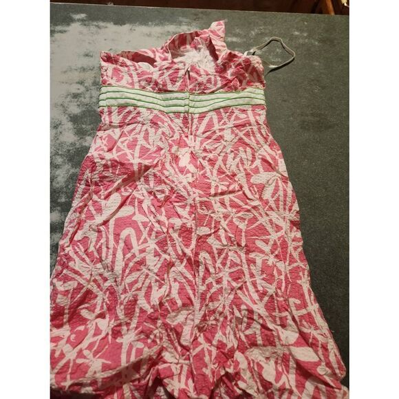Lilly Pulitzer Hottie Pink Tinsley light my fire Dress sz 2 - Picture 4 of 6